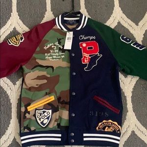 Ralph Lauren polo letterman jacket